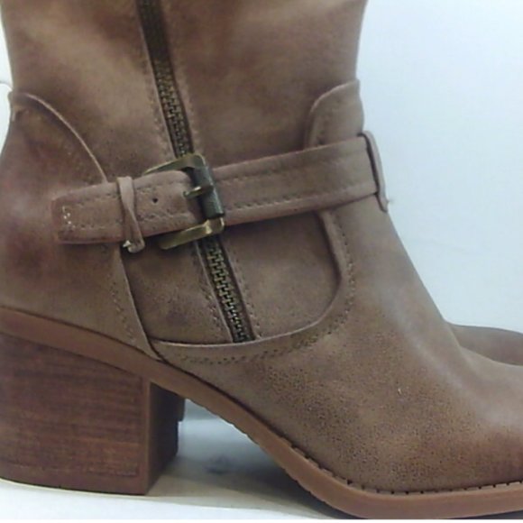 bare traps mid calf boots